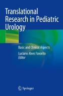 Translational Research in Pediatric Urology edito da Springer International Publishing