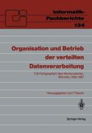 Organisation und Betrieb der verteilten Datenverarbeitung edito da Springer Berlin Heidelberg