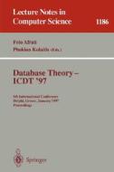 Database Theory - ICDT '97 edito da Springer Berlin Heidelberg