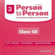 Person To Person, Third Edition Level 2: Class Audio Cds (2) di Jack C. Richards, David Bycina, Ingrid Wisniewska edito da Oxford University Press