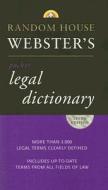 Random House Webster's Pocket Legal Dictionary edito da Random House Reference Publishing