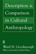 Description and Comparison in Cultural Anthropology di Alfred Harris edito da Taylor & Francis Ltd