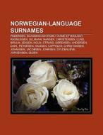 Norwegian-language surnames di Books Llc edito da Books LLC, Reference Series
