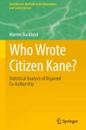Who Wrote Citizen Kane? di Warren Buckland edito da Springer Nature Switzerland