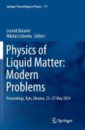Physics of Liquid Matter: Modern Problems edito da Springer International Publishing