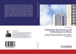 Corporate Governance and Performance in Africa di Nicholas Letting edito da LAP Lambert Academic Publishing