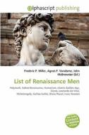 List Of Renaissance Men edito da Vdm Publishing House