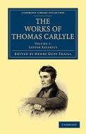 The Works of Thomas Carlyle - Volume 1 di Thomas Carlyle edito da Cambridge University Press