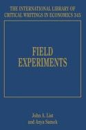 Field Experiments edito da Edward Elgar Publishing