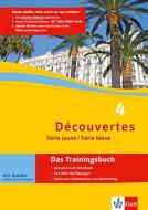 Découvertes Série jaune und bleue 4. Das Trainingsbuch mit Audio-CD edito da Klett Ernst /Schulbuch