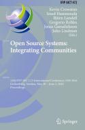 Open Source Systems: Integrating Communities edito da Springer-Verlag GmbH