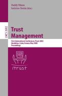 Trust Management di Paddy Ed Nixon edito da Springer Berlin Heidelberg