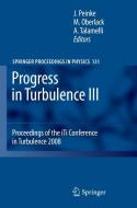 Progress In Turbulence Iii edito da Springer-verlag Berlin And Heidelberg Gmbh & Co. Kg