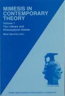 Mimesis In Contemporary Theory edito da John Benjamins Publishing Co