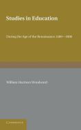 Contributions to the History of Education di William Harrison Woodward edito da Cambridge University Press