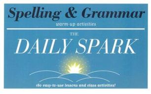 Spelling & Grammar: Warm-Up Activities di Sparknotes Editors edito da SPARKNOTES
