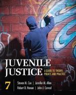 Juvenile Justice di Steven M. Cox edito da SAGE Publications, Inc