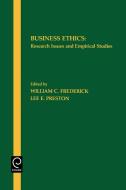 Business Ethics Pbk di Preston, William C. Frederick, Lee E. Preston edito da Emerald Group Publishing Limited
