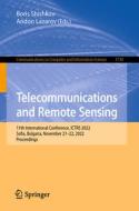 Telecommunications and Remote Sensing edito da Springer Nature Switzerland