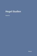Hegel-Studien Band 38 edito da Felix Meiner Verlag