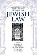 An Introduction To The History And Sources Of Jewish Law edito da Oxford University Press