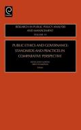 Public Ethics and Governance edito da Emerald Group Publishing Limited