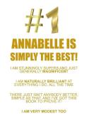 ANNABELLE IS SIMPLY THE BEST AFFIRMATIONS WORKBOOK Positive Affirmations Workbook Includes di Affirmations World edito da Positive Life