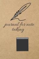 Journal for Note Taking: Blank Line Journal di Thithiadaily edito da LIGHTNING SOURCE INC