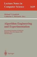 Algorithm Engineering and Experimentation di M. T. Goodrich, C. C. McGeoch edito da Springer Berlin Heidelberg