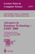 Advances in Database Technology - EDBT 2000 di C. Zaniolo, P. C. Lockemann, M. H. Scholl edito da Springer Berlin Heidelberg
