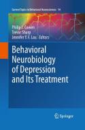 Behavioral Neurobiology of Depression and Its Treatment edito da Springer Berlin Heidelberg