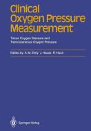 Clinical Oxygen Pressure Measurement edito da Springer Berlin Heidelberg