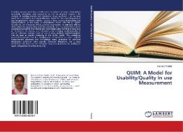 QUIM: A Model for Usability/Quality in use Measurement di Harkirat Padda edito da LAP Lambert Academic Publishing
