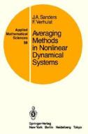 Averaging Methods in Nonlinear Dynamical Systems di J. A. Sanders, Jan A. Sanders, Ferdinand Verhulst edito da Springer