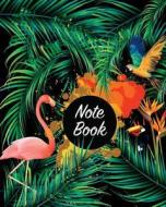 Notebook: Flamingo Flowers Notebook Journal Diary, 120 Lined Pages, 8" X 10" di M. J. Journal edito da Createspace Independent Publishing Platform