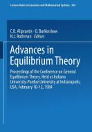 Advances in Equilibrium Theory edito da Springer Berlin Heidelberg