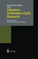 Advances in Business Cycle Research edito da Springer Berlin Heidelberg