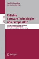 Reliable Software Technologies - Ada-Europe 2007 edito da Springer Berlin Heidelberg