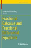 Fractional Calculus and Fractional Differential Equations edito da Springer Singapore