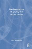 Law Dissertations di Laura Lammasniemi edito da Taylor & Francis Ltd
