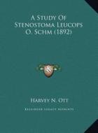 A Study of Stenostoma Leucops O. Schm (1892) a Study of Stenostoma Leucops O. Schm (1892) di Harvey N. Ott edito da Kessinger Publishing