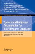 Speech and Language Technologies for Low-Resource Languages edito da Springer International Publishing