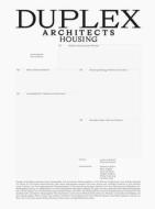 Duplex Architects edito da Park Books