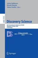 Discovery Science di A. Hoffmann edito da Springer Berlin Heidelberg