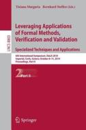 Leveraging Applications of Formal Methods, Verification and Validation. Specialized Techniques and Applications edito da Springer Berlin Heidelberg