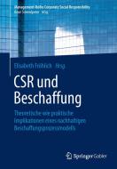 CSR und Beschaffung edito da Springer Berlin Heidelberg