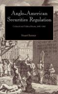 Anglo-American Securities Regulation di Stuart Banner edito da Cambridge University Press