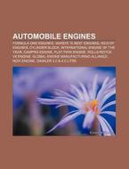 Automobile Engines: Formula One Engines, Ward's 10 Best Engines, Ikco Ef Engines, Cylinder Block, International Engine Of The Year di Source Wikipedia edito da Books Llc, Wiki Series