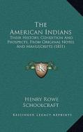 The American Indians: Their History, Condition and Prospects, from Original Notes and Manuscripts (1851) di Henry Rowe Schoolcraft edito da Kessinger Publishing