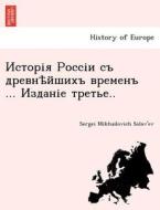 ... .. di Sergei Mikhailovich Solov'ev edito da British Library, Historical Print Editions